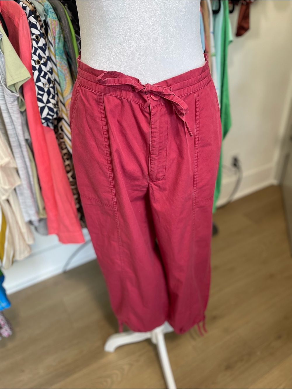 St. John's Bay Rose Tie-Waist Wide Leg Pants